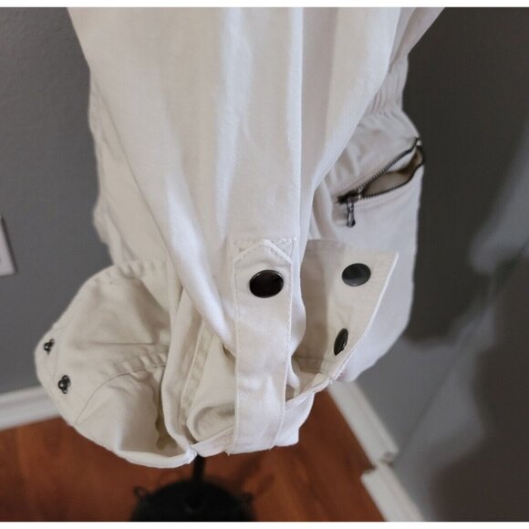 Kenneth Cole New York Jacket Women's Size XS Beige Multi Pockets - Picture 4 of 14